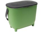 Eda 013121 V.Ct/G.A Eda Bidone Per Compost Con Filtro A Carboni Attivi, Verde/Antracite