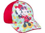 Berretto Estivo Disney Minnie Mouse - Berretto Per Bambini Con Stampa E Protezione Uv Rosso