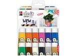 Marabu 1276000000201 Set Di Colori Acrilici Marabu Do It Craft Paint, 12 X 36 Ml