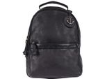 Cityrucksack HARBOUR 2ND Carissa, Gr. B/H/T: 22cm x 9cm x 27cm, ash, Rindsleder, klassisch, Rucksäcke, Freizeitrucksack Arbeitsrucksack Schulrucksack
