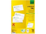 Sigel LP790 Biglietti Da Visita, 3C, Taglio Liscio, 190 G/M², Bianco Brillante, 100 Pz