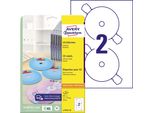 Avery Etichette Cd Zweckform Supersize, Bianche, Opache