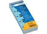 Herma Nummernblock 4893 1-500 Sk 28X56Mm Blau 500 St./Pack.