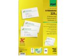 Sigel LP796 Biglietti Da Visita, 3C, Taglio Liscio, 225 G/M², Bianco Brillante, 400 Pz