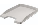Leitz 5237-00-85 5237 Briefkorb Flach Plus - A4, Extra Flach, Polystrol, Grau