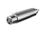 Goobay 27455 Adattatore Xlr, Da Spina Rca A Presa Xlr - Presa Xlr (3 Pin) > Spina Rca