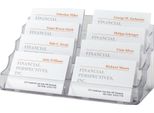 Sigel® VA138 Portabiglietti Da Visita, Trasparente, Per Un Massimo Di 560 Biglietti (Max. 94X85 Mm)