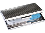Sigel VZ130 Porta Biglietti Da Visita - 95 X 62 X 7 Mm, Argento