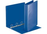 Esselte 49715 Ringbuch PräSentation, Mit Taschen, A4, Pp, 4 Ringe, 30 Mm, Blau