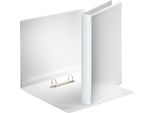 Esselte 49708 Ringbuch PräSentation, Mit Taschen, A4, Pp, 2 Ringe, 25 Mm, Weiß