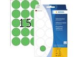 Herma Vielzwecketiketten GrüN 32 Mm Rund Papier 480 St.