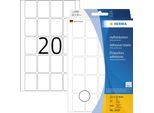 Etichette Multiuso Herma 2430 - Bianco, 22X32 Mm, Opaco, 640 Pezzi