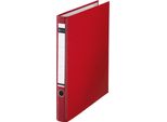 Leitz 1014-00-25 1014 Raccoglitore Ad Anelli, A4, Pp, 2 Anelli, 35 Mm, Rosso