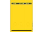 Leitz 1687-00-15 1687 Etichette Per Dorso In Pc - Carta, Lunga/Ampia, 75 Pezzi, Giallo