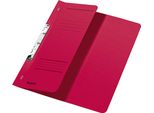 Leitz 3744-00-25 3744 Cucitrice A Fessura, 1/2 Copertina Anteriore, A4, Pinzatura, Cartoncino Manila 250 G/M², Rosso