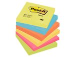 Post-It® 654-TFEN Note Adesive Active Collection - 76 X 76 Mm, 6X 100 Fogli