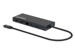 Manhattan 152747 Manhattan USB3.2 Gen1 USB-C Auf Dual-Hdmi Multiport-Adapter