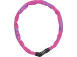 Lucchetto A Catena Abus Steel-O-Chain 4804C - Lucchetto A Combinazione In Acciaio Speciale - Livello Di Sicurezza Abus 3 - 75 Cm - Rosa