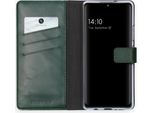 Custodia Per Samsung Galaxy A42 - Vera Pelle - Selencia Flip Flap - Verde