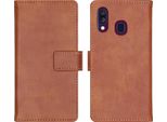 Custodia Per Cellulare Imoshion Per Samsung Galaxy A40 - Cover Flip A Libro - Marrone