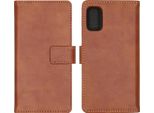 Custodia Per Cellulare Imoshion Per Samsung Galaxy A41 - Cover Flip A Libro - Marrone