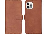 Imoshion Custodia Per Cellulare Per Apple Iphone 12 Pro/Apple Iphone 12 - Custodia A Libro Flip - Marrone