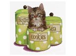 Thea Gouverneur Kit Punto Croce "Cookie Time Aida"", 31X30Cm"