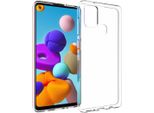 Samsung Galaxy A21S Cover - Silicone - Custodia Morbida Accezz/Copertura Posteriore - Trasparente