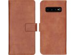 Custodia Per Cellulare Imoshion Per Samsung Galaxy S10 - Flip Cover Libreria Flip - Marrone