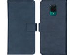 Imoshion Cover Per Telefoni Cellulari Per Xiaomi Redmi Note 9S/Xiaomi Redmi Note 9 Pro - Flip Flap Cover Bookcase Flip - Blu Scuro