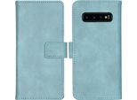 Custodia Per Cellulare Imoshion Per Samsung Galaxy S10 - Flip Cover Libreria Flip - Blu Chiaro