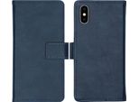 Custodia Imoshion Per Apple Iphone Xs/Apple Iphone X - Cover Flip A Libro - Blu Scuro