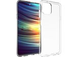 Motorola Edge 20 Lite Sleeve - Silicone - Custodia Morbida Accezz/Copertura Posteriore - Trasparente