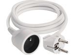 Emos Cavo Di Prolunga 1,5 M / 1 Presa / Bianco / Pvc / 1 Mm2, P0111
