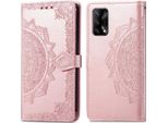 Oppo A74 Sleeve - Pelle Finta - Flip Cover Imoshion - Oro Rosa