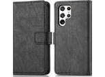 Custodia Per Cellulare Imoshion Per Samsung Galaxy S22 Ultra - Flip Cover Libreria Flip - Nero