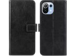 Imoshion Cover Per Telefoni Cellulari Per Xiaomi 11 Lite 5G Ne/Xiaomi Mi 11 Lite (5G)/Xiaomi Mi 11 Lite (4G) - Flip Cover Libreria Flip - Nero