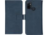 Custodia Per Cellulare Imoshion Per Oppo A53S/Oppo A53 - Flip Cover Bookcase Flip - Blu Scuro