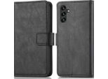 Custodia Per Cellulare Imoshion Per Samsung Galaxy A13 (5G)/Samsung Galaxy A04S - Flip Cover Libreria Flip - Nero