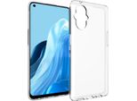 Oppo Reno 8 Lite Sleeve - Silicone - Custodia Morbida Accezz/Copertura Posteriore - Trasparente