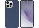 Custodia Iphone 14 Pro Max Custodia Iphone 14 Pro Max Cover Protettiva Posteriore In Silicone Colore Blu Scuro Imoshion