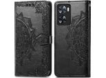 Oppo A57S/Oppo A57 Sleeve - Pelle Finta - Flip Cover Imoshion - Nero