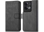 Imoshion Custodia Per Telefono Cellulare Per Oppo Reno 8 Pro 5G - Flip Cover Bookcase Flip - Nero