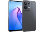 Oppo Reno 8 Sleeve - Silicone - Custodia Morbida Accezz/Copertura Posteriore - Trasparente