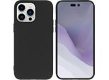 Custodia Iphone 14 Pro Max Custodia Iphone 14 Pro Max Cover Protettiva Posteriore In Silicone Nero Imoshion