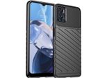 Motorola Moto E22 Cover - Silicone - Imoshion Custodia Morbida/Copertura Posteriore - Nero