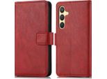 Custodia Per Cellulare Imoshion Per Samsung Galaxy S24/Samsung Galaxy S25 - Flip Cover Bookcase Flip - Rosso