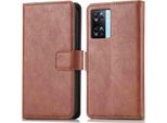 Custodia Per Cellulare Imoshion Per Oppo A57S/Oppo A57 - Flip Cover Bookcase Flip - Marrone