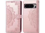 Google Pixel 8 Pro Sleeve - Similcuoio - Flip Cover Imoshion - Oro Rosa