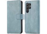Custodia Per Cellulare Imoshion Per Samsung Galaxy S24 Ultra - Flip Cover Libreria Flip - Blu Chiaro